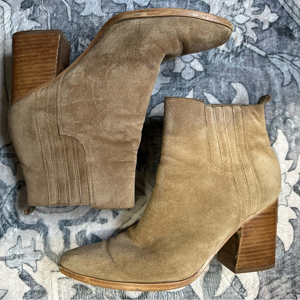 Marc Fisher Oshay Tan Ankle Booties
